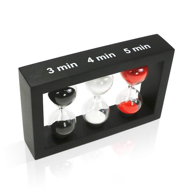 30 Second Sand Timer Hourglass Stool Wood Custom for Business Gifts