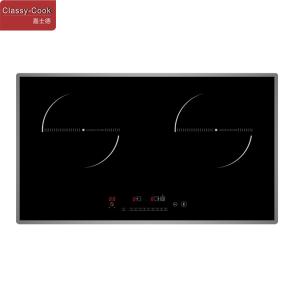 China Metal Base 5200W Double Burner Induction Cooktop With Booster Function on sale