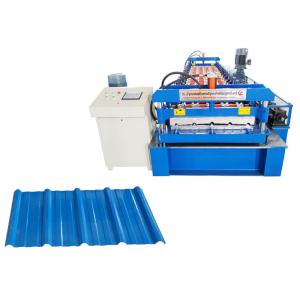 High Power Roof Tile Roll Forming Machine Hydraulic Pressure 10-12MPa With Gear