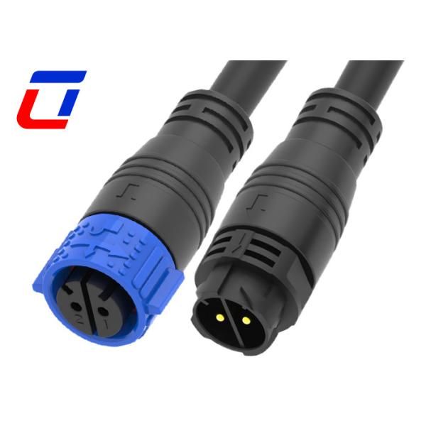 Quality IP67 10 Gauge 2 Pin Waterproof DC Power Connector M25 Quick Lock Cable Connector wholesale