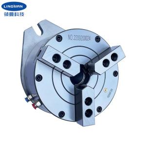 Vertical 3 Jaw Lathe Chuck Hollow Pneumatic Power Chuck
