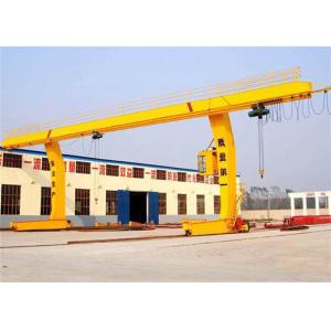 FEM 2M Box Type L Leg 30 Ton Gantry Crane With Winch Trolley Hoist