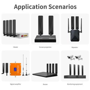 2.4GHz 5.8GHz Dual Band Tilt Rubber Duck WIFI Antenna for 50 Mile Long Range