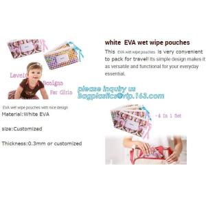 Reusable travel and portable baby wet wipe refill case dispenser, custom high