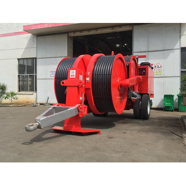 Tension Stringing Equipment Hydraulic Tensioner 1500mm Bull-wheel Diameter