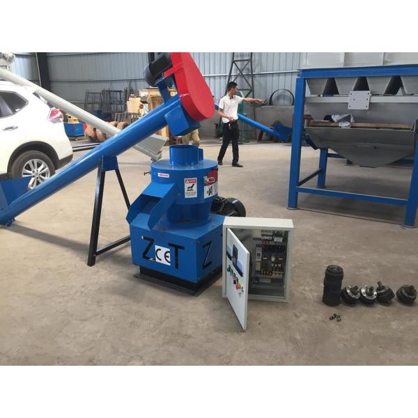 LSKJ250 biomass wood pellet mill 380v/50hz/15kw 300-400kg per hour for Poland client