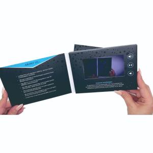 China Corporate LCD Video Brochure With 7 Inch HD Screen Custom Printed For Company Introduction on sale
