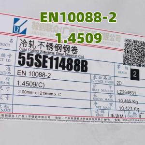 China DIN 1.4509  EN10028-1 AISI 441 Stainless Steel Sheet  1.0*1220*2440MM With 3.1 Certificate on sale