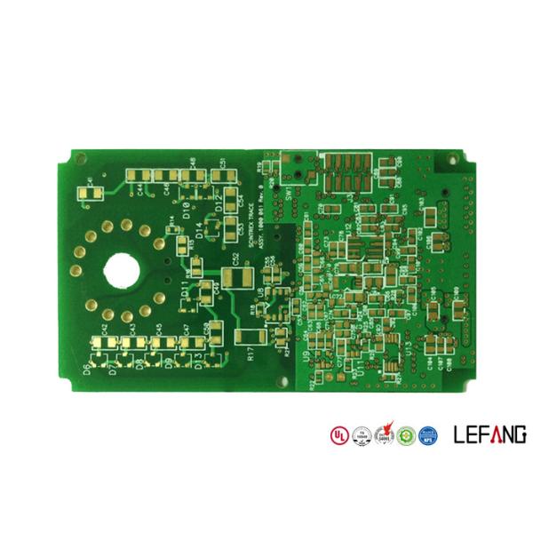 Immersion Gold Fr4 Copper Clad Circuit Board PCB 2 Layers For Security
