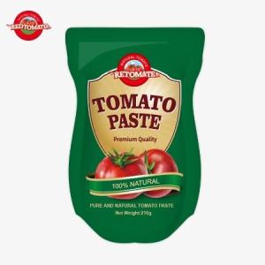 Cheap The Production Of 210g Stand-Up Sachet Tomato Paste Adheres To ISO HACCP BRC And FDA Manufacturing Standards for sale