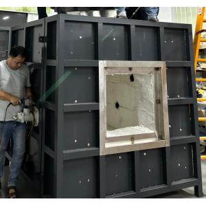 1300C Operation Temperature Steel Structure Fireproof Coating Testing Furnace