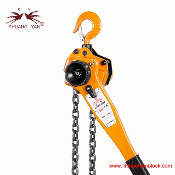 Quality Alloy Steel Load Chain Material Lever Chain Hoist for Heavy-Duty Material Handling Top and Bottom Hooks HSH A wholesale