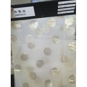 silk/metallic clipped jacquard