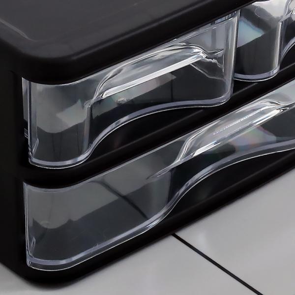 Cosmetic Rack Storage Clear Drawer Plastic Makeup Organizer