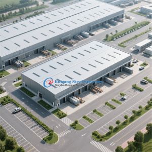 China Prefabricated Warehouse Composite Column Steel Concrete Stud Frame Peb Steel Structure on sale