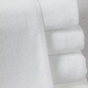 Rectangular 80% Cotton Small White Hand Towels
