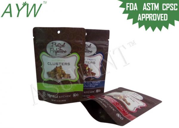 Quality FDA Food Packaging Bags Plastic Laminated Scent Proof Doypack For Bean / Jujube wholesale