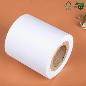 80gsm White Cardboard 70cm 100cm High Gloss Labels One Sided Chrome Coated Paper