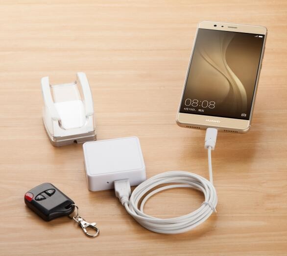 COMER 2 ways anti-theft alarm system with charger function for any brand mobile