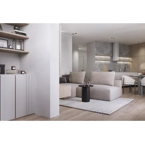 Custom Modern Wood Kitchen Cabinets Bespoke L Shaped Kitchen System