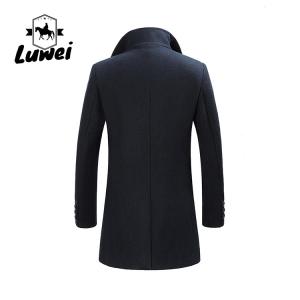 Wholesale Long Overcoat Single Windbreak Jacket Utility Trench Breasted Chaqueta