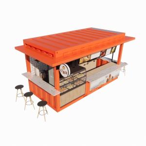 Modular Prefabricated Shipping Container Bar 2023 Top Design Wall 50/75/100mm