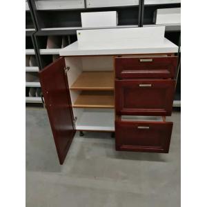Tight Construction Solid Wood Shoe Cabinet With Doors High Bending Strength