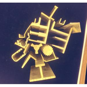 Durable Decorative Copper Brass Profiles Brushing Brass Sections