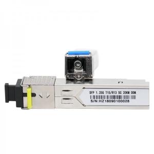 1.25G Bidi Fiber Optic SFP Module SC Connector 20Km Gigabit Optical Transceiver