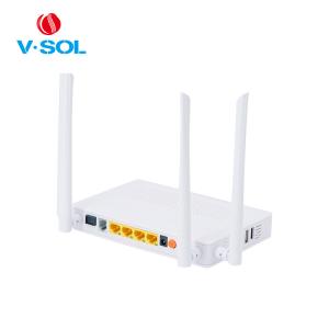 VSOL GPON EPON Optical Network Unit 4GE 1POTS 2USB For Fixed Network Operator