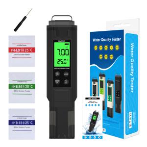 5-in-1 Digital Meter PH Salinity Temperature TDS EC Tester With Backlight For