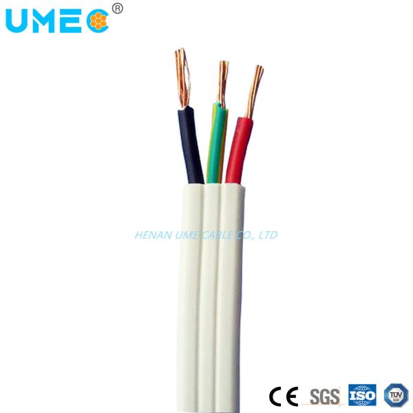 Quality Flat Cable Cu Conductor PVC Insulated PVC Sheathed BVVB Third Party Inspection Accepted wholesale