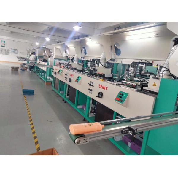 Quality Various Shapes Plastic Jar And Bottle Screen Printing Machine Modular 1-12 Colors wholesale