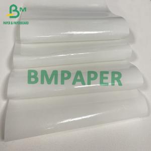 Glassine 1 Side Siliconated White For Lable Self Adhesive Base Paper Release
