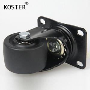 600kg Black Low Gravity Castor Wheel with Roller Bearing 2.5inch 3inch Rubber