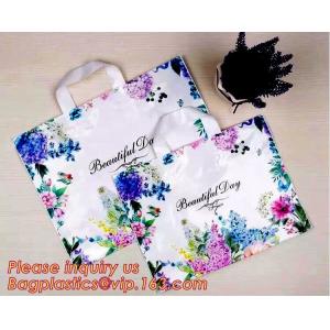 Eco Friendly Biodegradable Plastic Soft Loop Handle Bags,Retail Soft Loop Handle