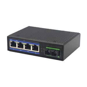 UT14FP-SC20 unmanaged industrial 4x10/100Base-Tx POE+ 1x100M-Fx SC ethernet