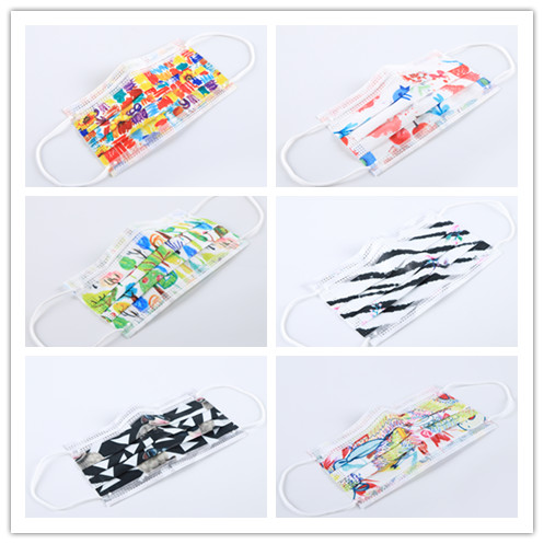 Cheap custom printed cotton allergy 3ply 4ply facial smoke face xhalation valve anti dusk mask bulk