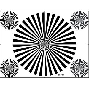 Cheap Sector Star Camera Resolution Chart 36 Sectors With Corner Stars Reflectance TE220 for sale