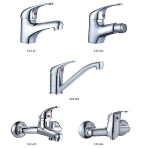 Zinc Alloy Chrome Plated Kitchen Faucet Handle ODM Contemporary Style