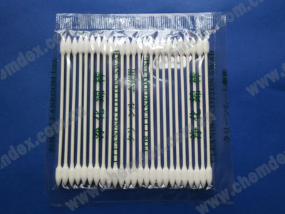 CS15-003 (Huby 340 BB-003) Cleanroom Cotton Swab/paper handle cleanroom swab