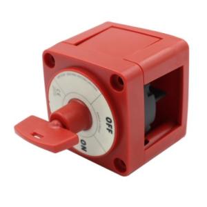Cheap 300A Battery Switch On / Off With Key Red for sale
