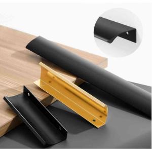 Black Gold Nickel Modern Design Door Pull Handles Sliding Door Recessed Handle