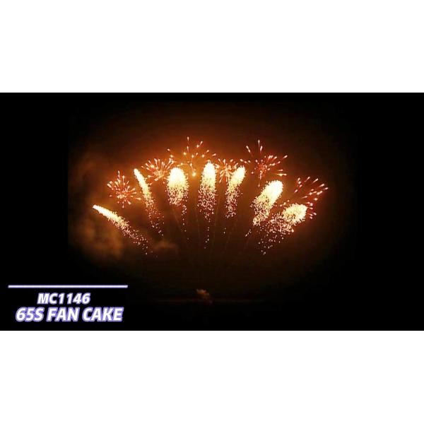 Quality Mandarin Fireworks Pyrotechnics 65 Shots Fan Shaped Fireworks wholesale