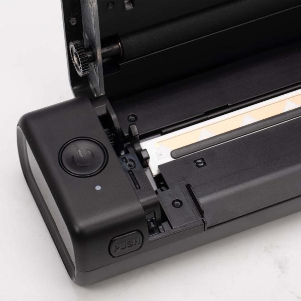 Black Color M08f Inkless Portable Mini Bluetooth Thermal A4 Printer On Business Trip