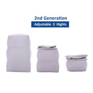 0 . 38KG Inflatable Travel Footrest , Adjustable Blow Up Footrest For Airplane