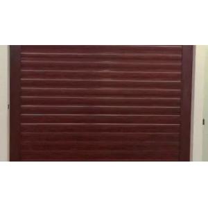 China Fast Speed PU Foam Filled Aluminum Roller Shutter Door with 77mm Slat and 60 KG/CBM Foam Density on sale