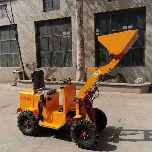 Electric Diesel Mini Front End Loader 1-3 Ton Load Carrying Capacity