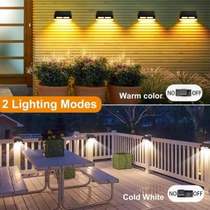 IP65 Waterproof Solar Fence Light LED Solar Powered Garden Lights