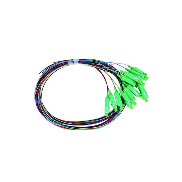 Quality PVC LSZH APC SC Single Mode Pigtail 12 Colors Bundle Fiber Optic Pigtail wholesale